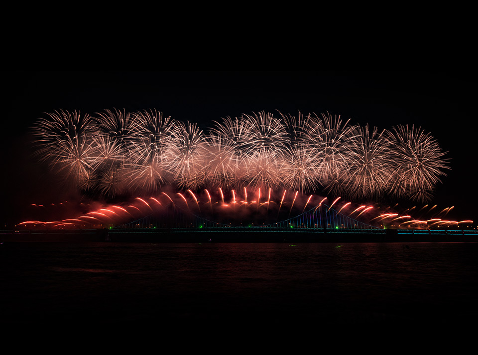 2019大连星海湾元宵焰火秀