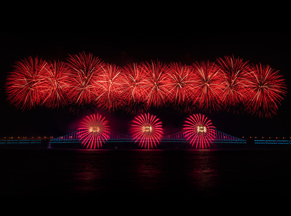 2019大连星海湾元宵焰火秀