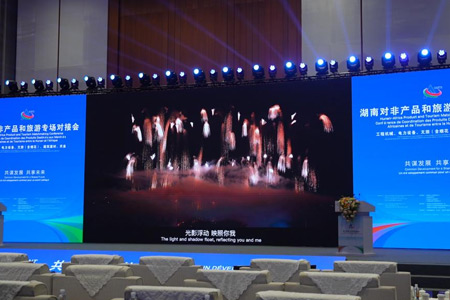 浏阳烟花  精彩亮相中非经贸博览会