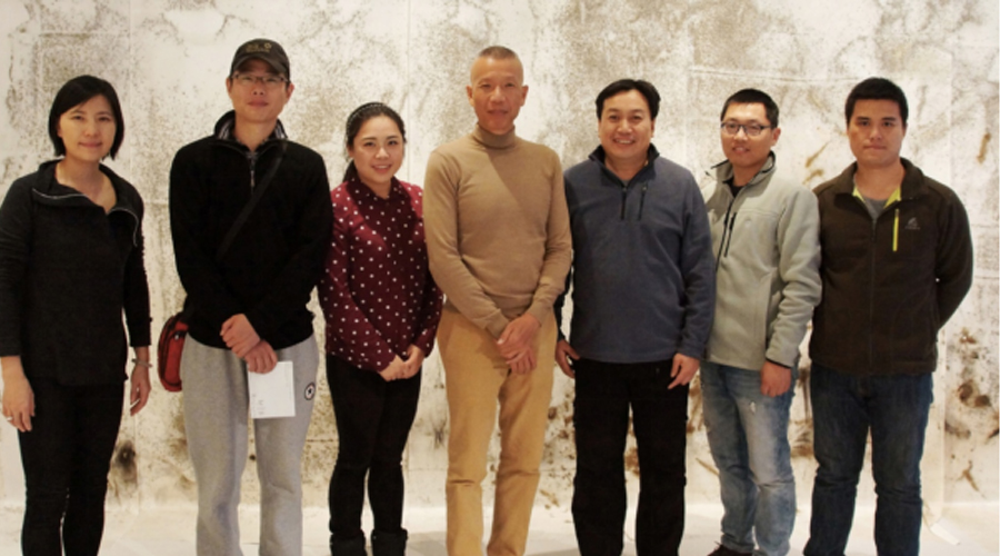 银达利烟花团队与蔡国强纽约工作室